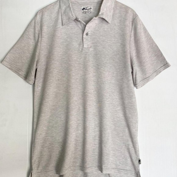 Trunks Surf & Swim brand striped  polo‎ shirt M - Picture 1 of 7